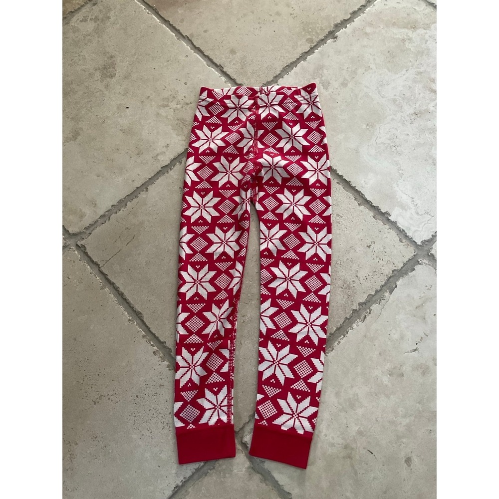 Hanna Andersson winter Snowflake Pajama bottoms/Leggings - size 110 (5)